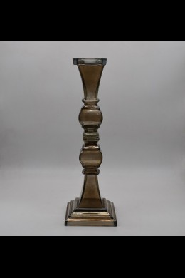 20"H LUSTER GLASS CANDLESTICK [621850] SHIP PALLET ONLY